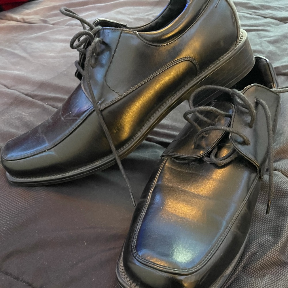 RobertDavid size 11 black dress shoes